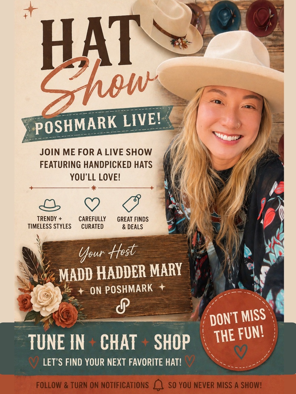 Live Hat Show🤠🪩 - Picture 1 of 9